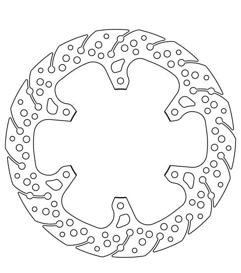 NFDF5320AW - DISCO FRENO POST YZ-F 250 19-20