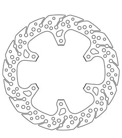 NFDF5320AW - DISCO FRENO POST YZ-F 250 19-20