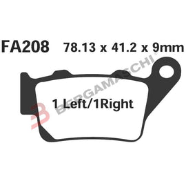 BGR1420800 - SERIE PASTIGLIE FA208 PEGASO 650 01-05
