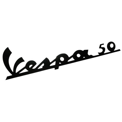 V760008712 - SCRITTA ADESIVA NERA VESPA 50