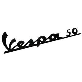 V760008712 - SCRITTA ADESIVA NERA VESPA 50