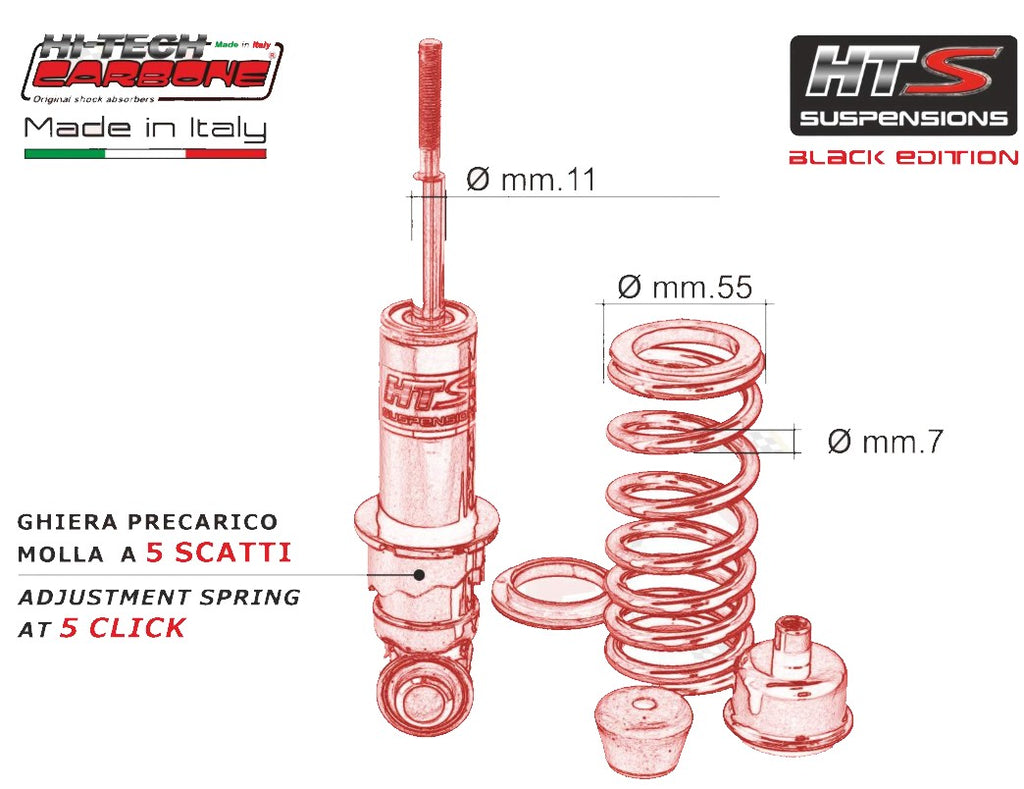 CI18401-RR - AMM ANT HI-TECH CARBONE V.50-125ET3 ROSS
