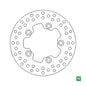 NFDF4131A - DISCO FRENO POST LIKE 125 09-21