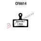 BGR4361400 - SERIE PASTIGLIE CFA614R MTB