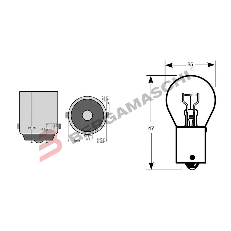 BGE0377506 - SCATOLA 10 LAMPADINE 12V 21W BA15S