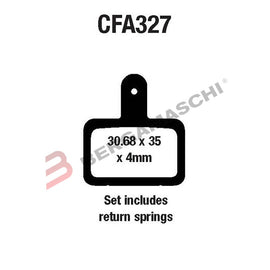 BGR4132700 - SERIE PASTIGLIE CFA327 MTB