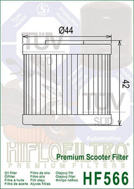 AHHF566 - FILTRO OLIO HF566 PREMIUM DOWNTOWN 300 I