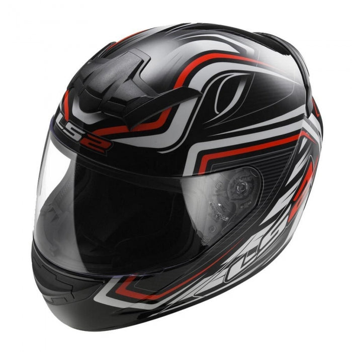 CASCO INTEGRALE FF352 BLK/RED TAGLIA XL
