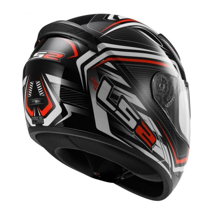 CASCO INTEGRALE FF352 BLK/RED TAGLIA XXL