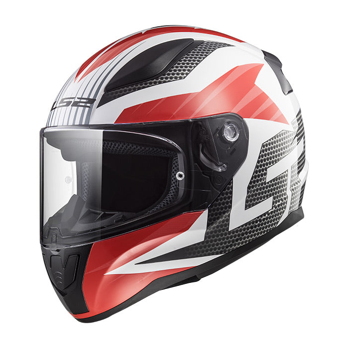 CASCO INTEGRALE FF353 GRID RED TG.M