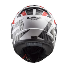 Carica l'immagine nel visualizzatore di Gallery, CASCO INTEGRALE FF353 GRID RED TG.S