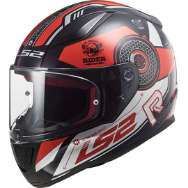 CASCO FF353 STRATUS BLACK/RED/SILVER S