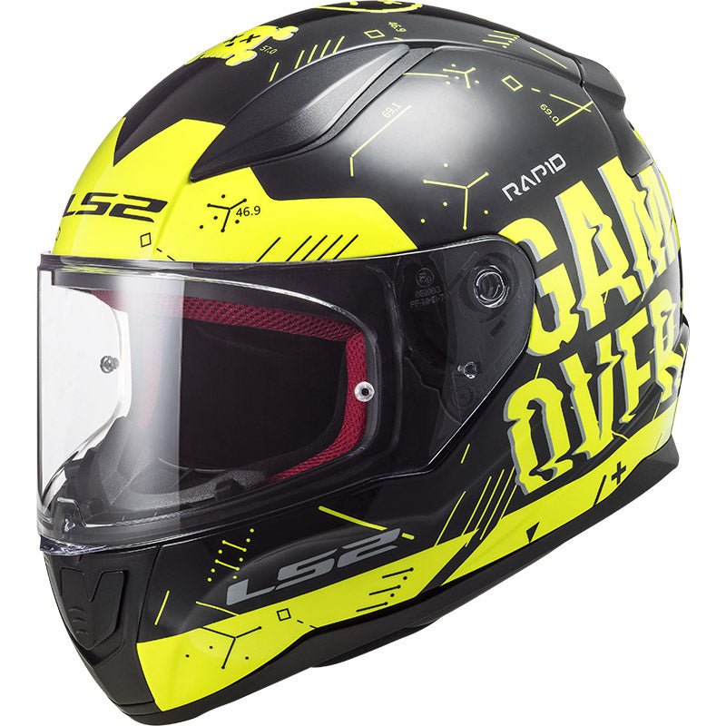 CASCO FF353 RAPID PLAYER H-V BL/YEL TG.M