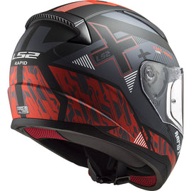 CASCO FF353 RAPID XTREET MATT BL/RED T.M