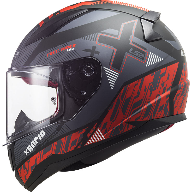 CASCO FF353 RAPID XTREET MATT BL/RED T.M
