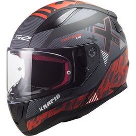 CASCO FF353 RAPID XTREET MATT BL/RED XL