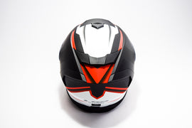 CASCO FF800 STORM NERVE MATT NERO/ROSS L