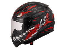 Carica l'immagine nel visualizzatore di Gallery, CASCO FF353 RAPID II KAIJU B/R/W T.M 06