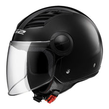 Carica l'immagine nel visualizzatore di Gallery, CASCO JET OF562 AIRFLOW BLACK LONG T S