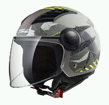 Carica l'immagine nel visualizzatore di Gallery, CASCO JET OF562 AIRFLOW CAMO YELLOW TG.X