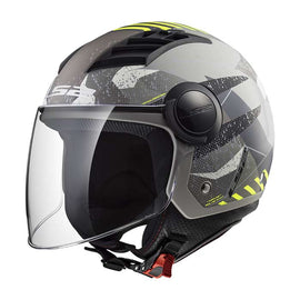 CASCO JET OF562 AIRFLOW CAMO YELLOW XXL