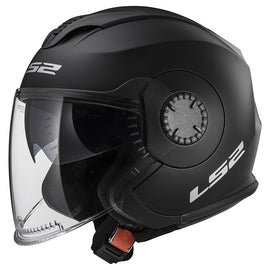 CASCO JET OF570 LS2 VERSO MATT BLACK  M