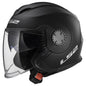 CASCO JET OF570 LS2 VERSO MATT BLACK  M