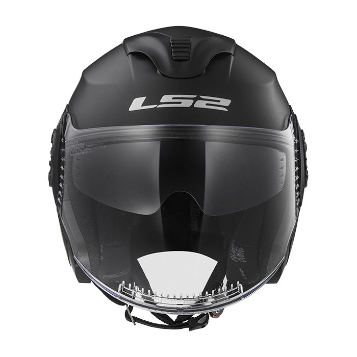 CASCO JET OF570 LS2 VERSO MATT BLACK XXL