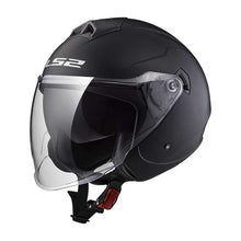 Carica l'immagine nel visualizzatore di Gallery, CASCO JET MONO MATT BLACK TAGLIA M