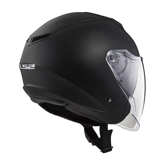 CASCO JET MONO MATT BLACK TAGLIA M