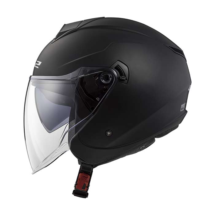 CASCO JET MONO MATT BLACK TAGLIA S