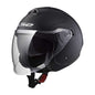 CASCO JET MONO MATT BLACK TAGLIA XL