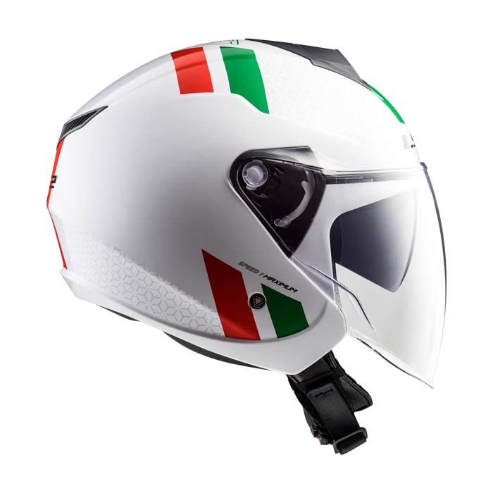 CASCO JET OF573 GREEN RED TAGLIA XL