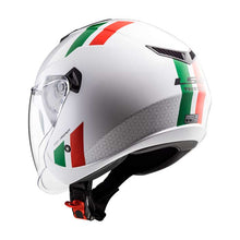 Carica l'immagine nel visualizzatore di Gallery, CASCO JET OF573 GREEN RED TAGLIA XS