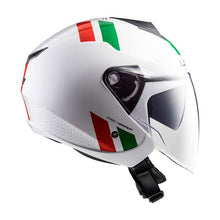 Carica l'immagine nel visualizzatore di Gallery, CASCO JET OF573 GREEN RED TAGLIA XS