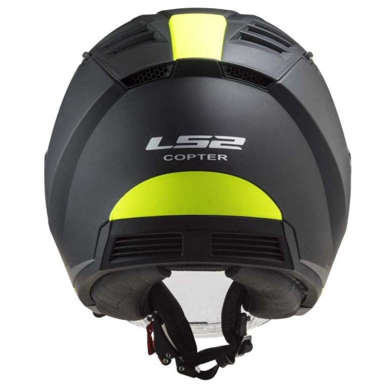CASCO OF600 COPTER MATT BLACK/YELLOW M