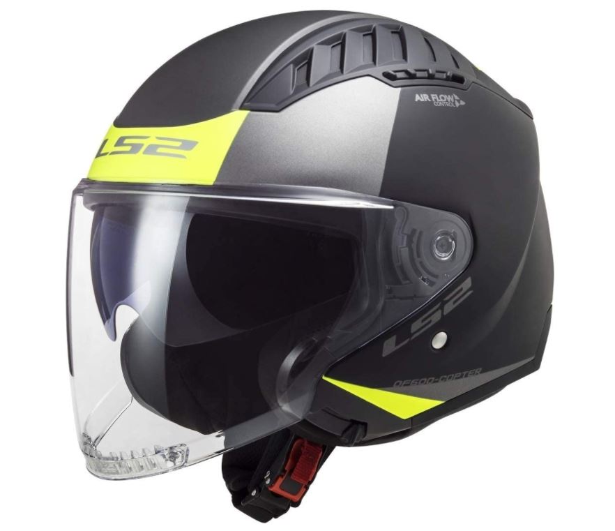 CASCO OF600 COPTER MATT BLACK/YELLOW XL