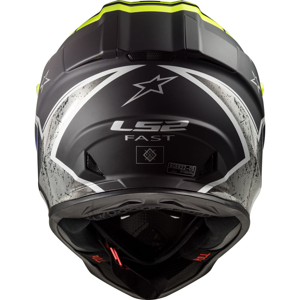 CASCO LS2 OFF ROAD MX437 FAST YELLOW T M
