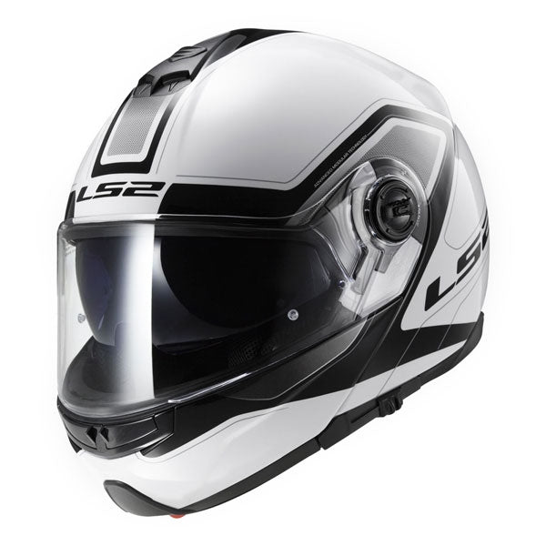 CASCO MODULAR FF325 WHITE BLK. TAGLIA S