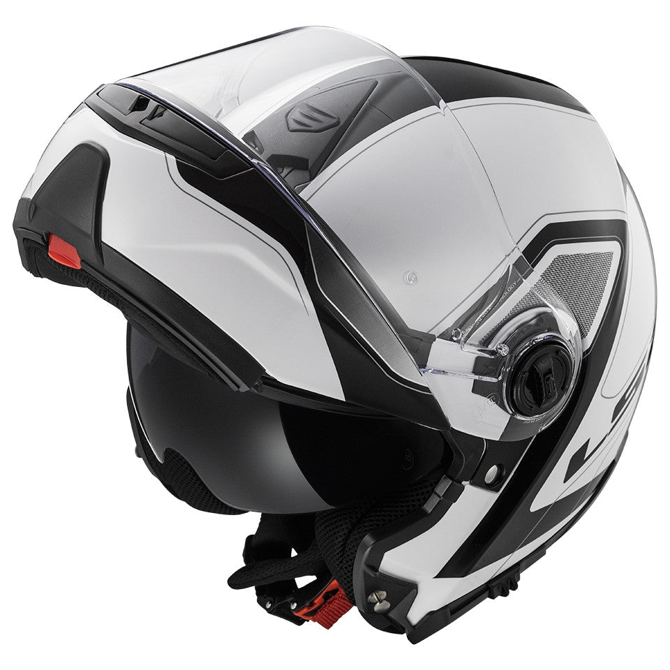 CASCO MODULAR FF325 WHITE BLK. TAGLIA S