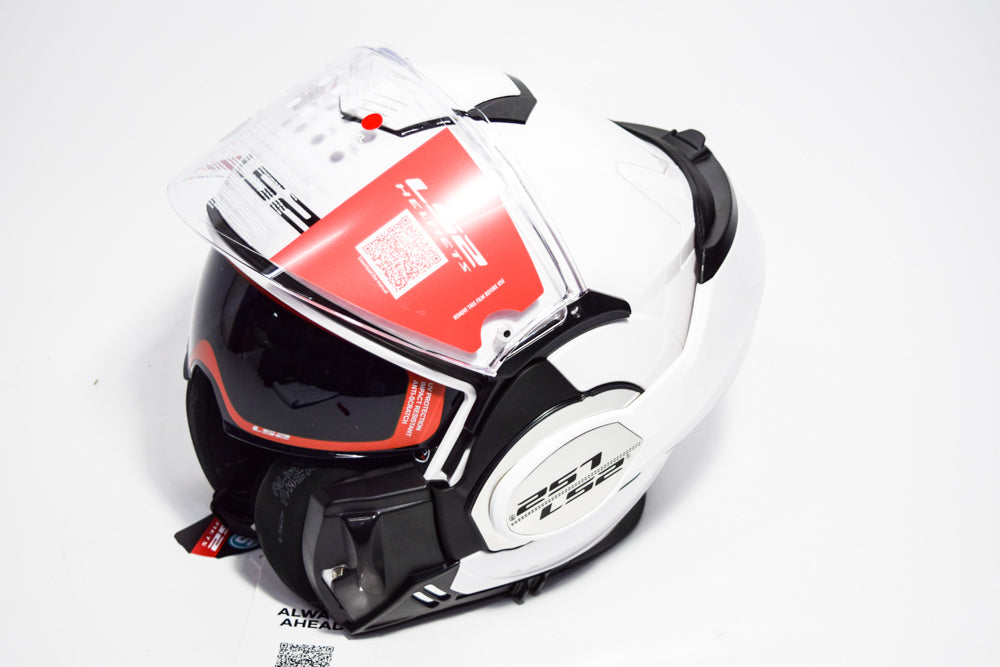 CASCO MODULARE FF399 VALIANT WHITE TG.L