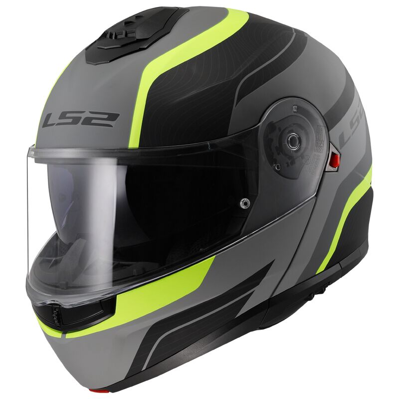 CASCO FF908 STROBE II BLACK-YELLOW TG.M