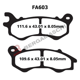 BGR1660300 - PASTIGLIE SFA HONDA PCX 125