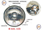 CI1704-OR - FARO ANT SIEM D.115 VESPA 125 ET3-PRIMAV