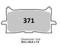 OG442P37103 - COPPIA PASTIGLIE FRENO NISSIN ST
