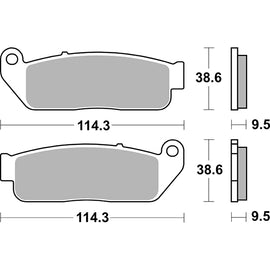 SG6569290 - PASTIGLIA FRENO SBS 929HF