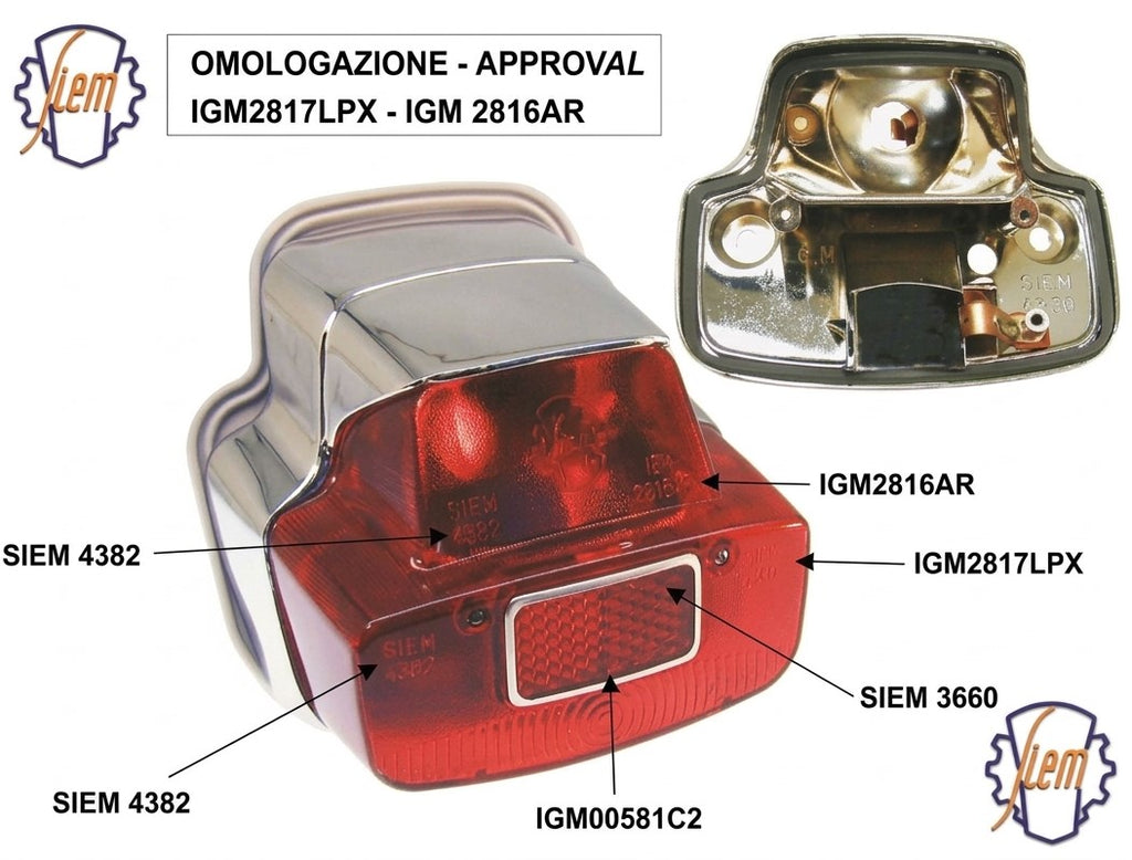 CI1780-OR - FANALE POST SIEM V.GL-SPRINT 150 C/GUAR