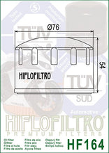 Carica l'immagine nel visualizzatore di Gallery, AHHF164 - FILTRO OLIO HF164 R 1200 GS 04-12