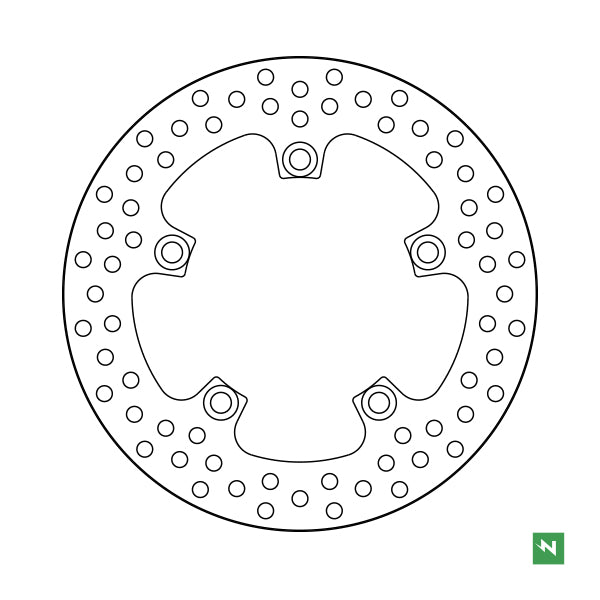 NFDF5385A - DISCO FRENO IN ACCIAIO POST GS 310 1725