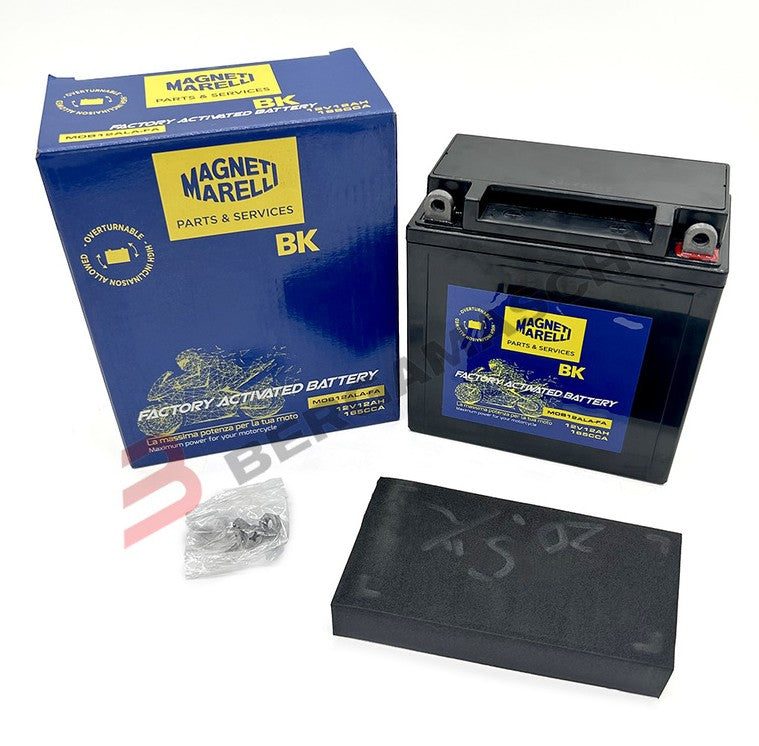 BGMBA0005 - BATTERIA MARELLI MOB12AL-A-FA PRECARICAT